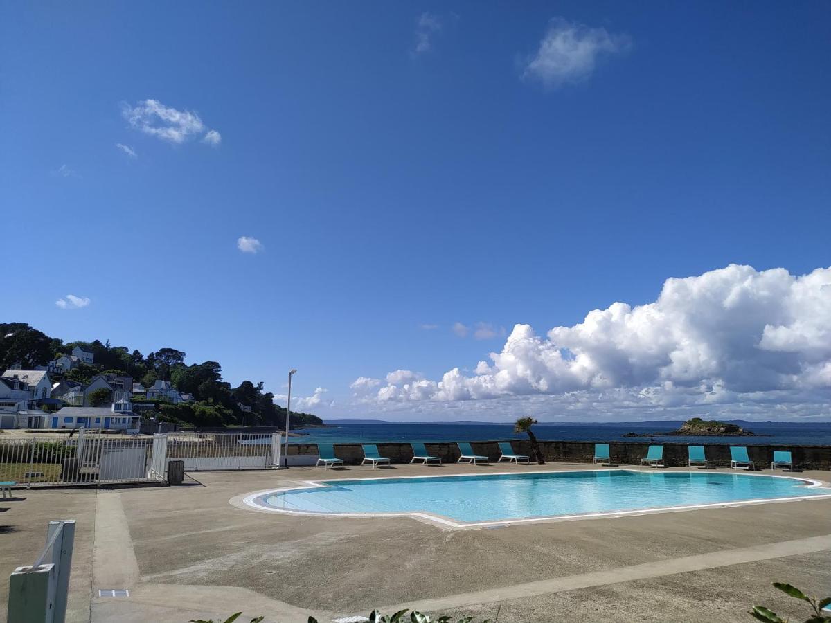 Tres Bel Appartement Vue Mer Avec Piscine Дуарнене Екстер'єр фото